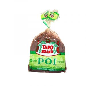 Taro brand poi, a staple at local luaus